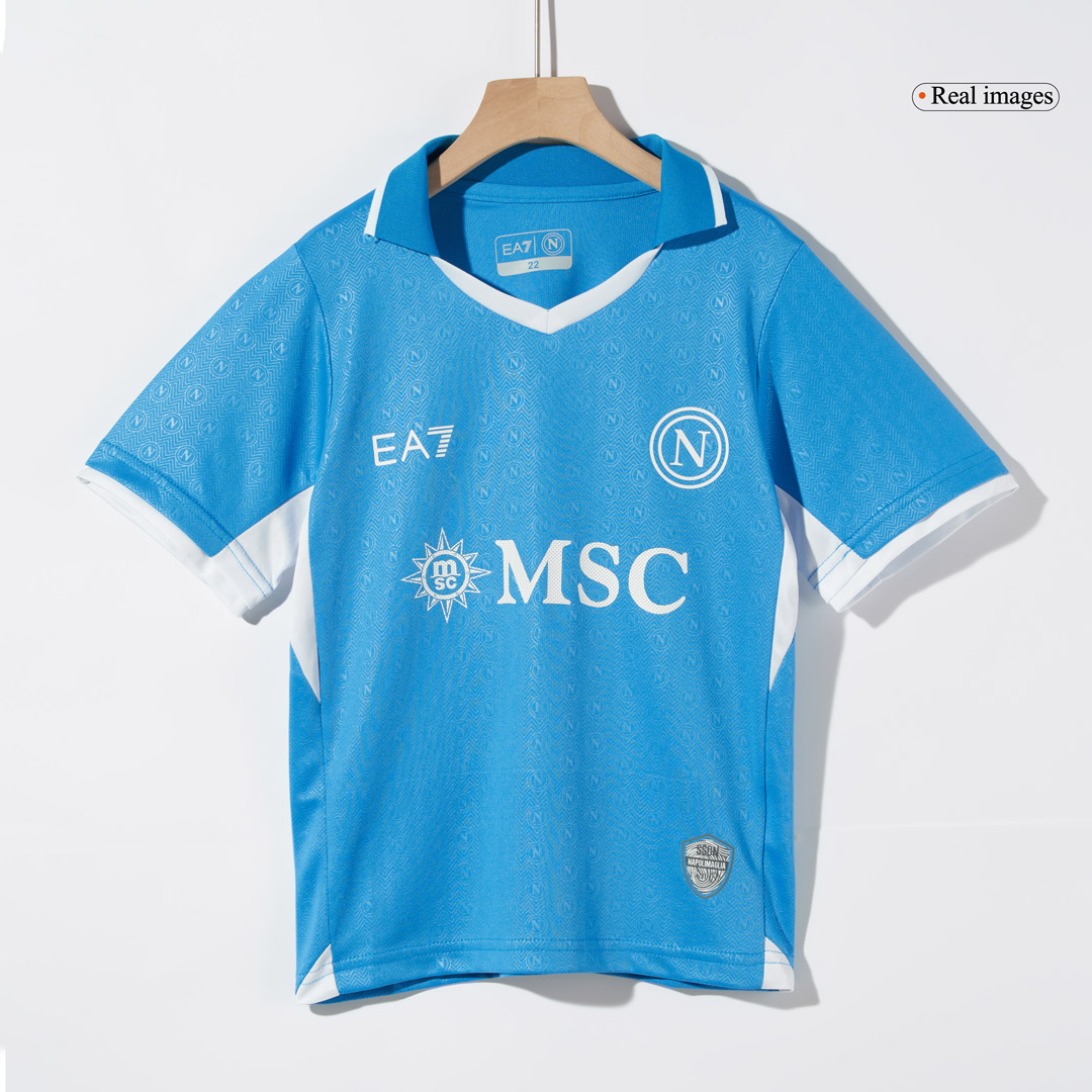 Kids Napoli Home Jersey Kit 2024/25 - minejerseys