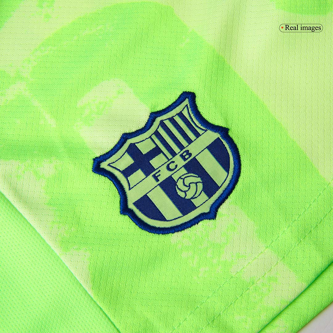 Kids Barcelona Third Spotify Logo Without Text Jersey Kit 2024/25 - minejerseys