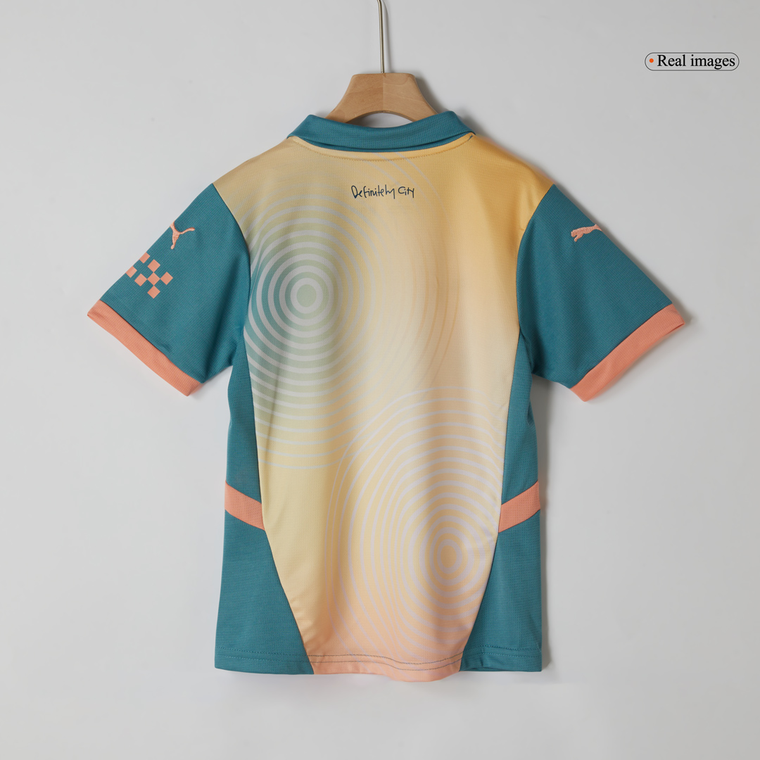 Kids Manchester City Fourth Jersey Kit 2024/25 - minejerseys