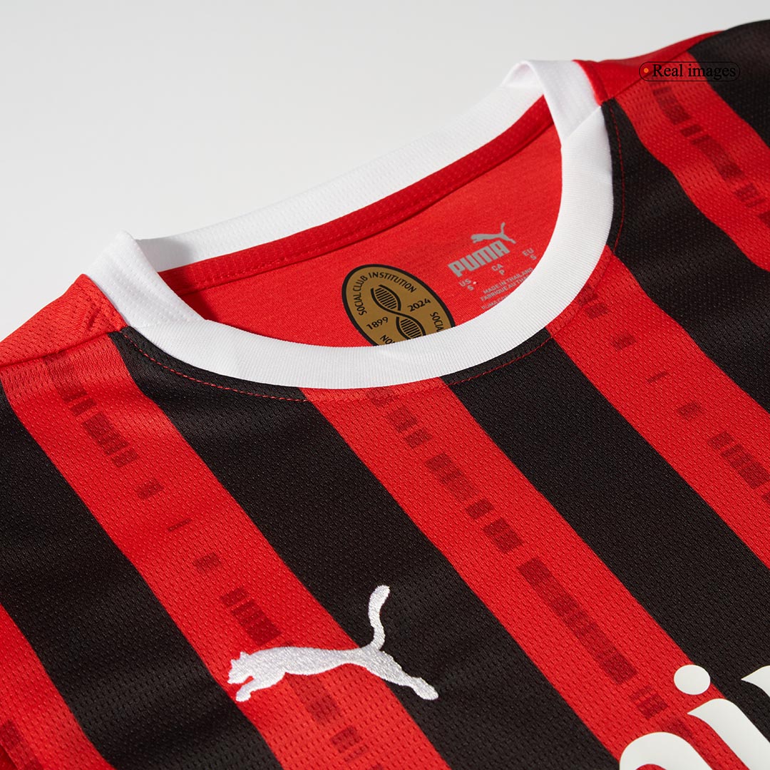 AC Milan Home Long Sleeve Jersey 2024/25 - minejerseys