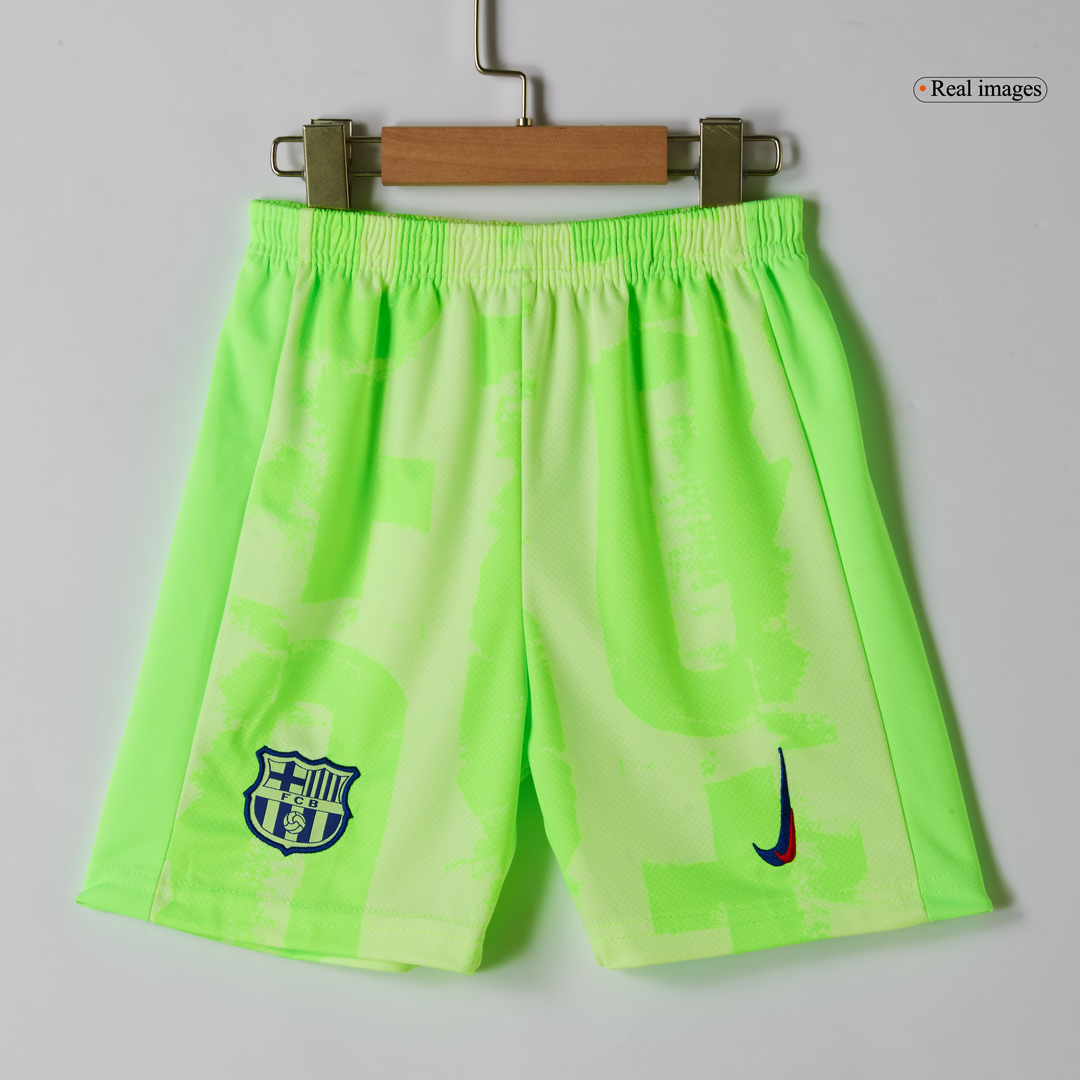 Kids Barcelona Third Spotify Logo Without Text Jersey Kit 2024/25 - minejerseys