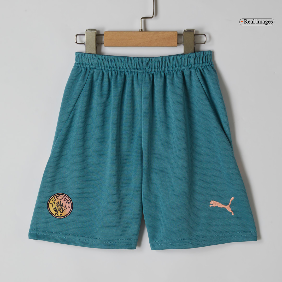 Kids Manchester City Fourth Jersey Kit 2024/25 - minejerseys