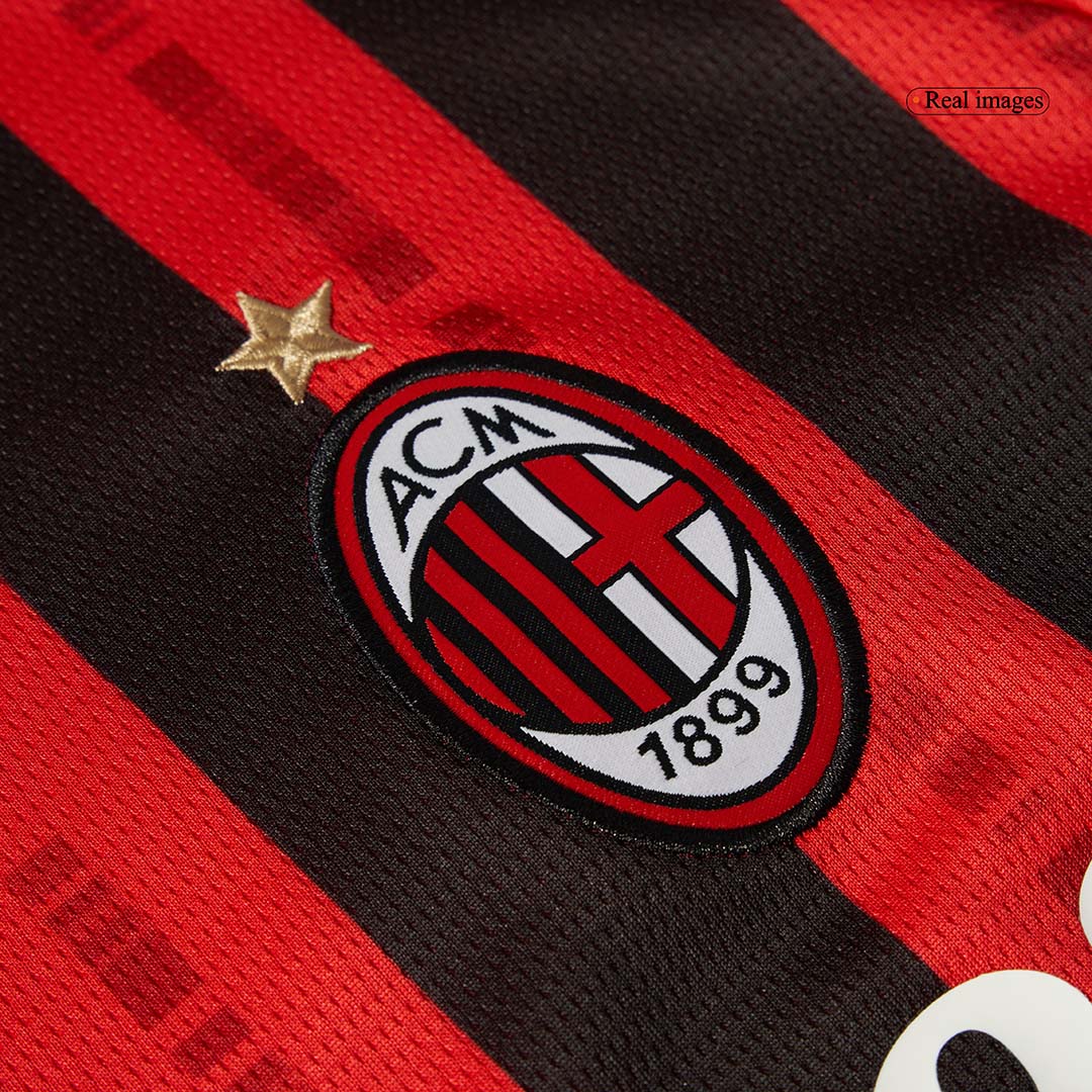 AC Milan Home Long Sleeve Jersey 2024/25 - minejerseys