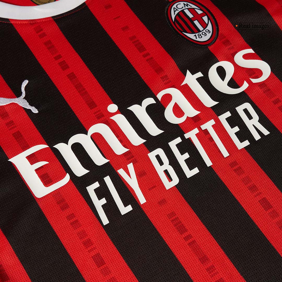 AC Milan Home Long Sleeve Jersey 2024/25 - minejerseys