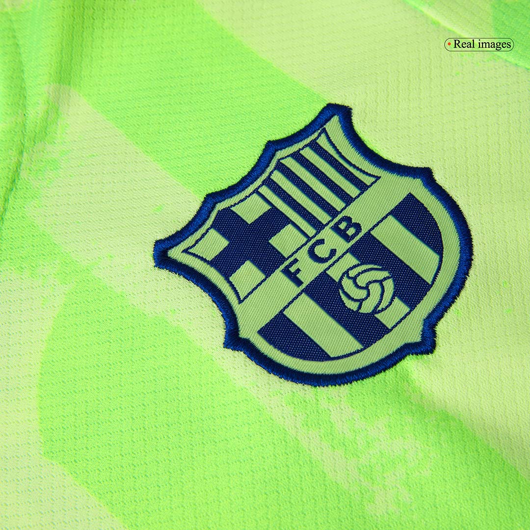 Kids Barcelona Third Spotify Logo Without Text Jersey Kit 2024/25 - minejerseys