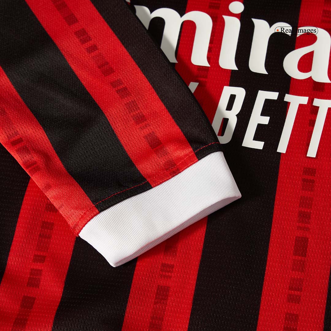 AC Milan Home Long Sleeve Jersey 2024/25 - minejerseys
