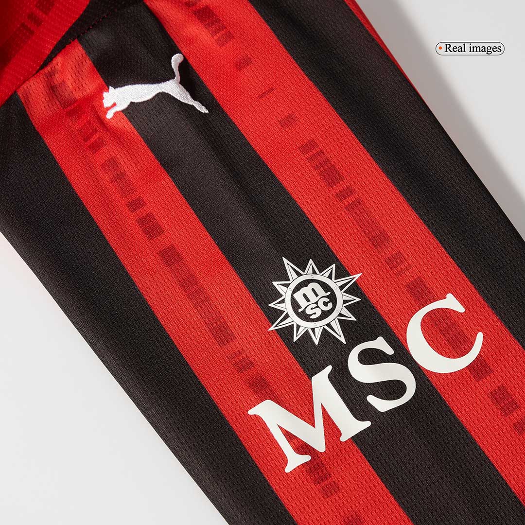 AC Milan Home Long Sleeve Jersey 2024/25 - minejerseys