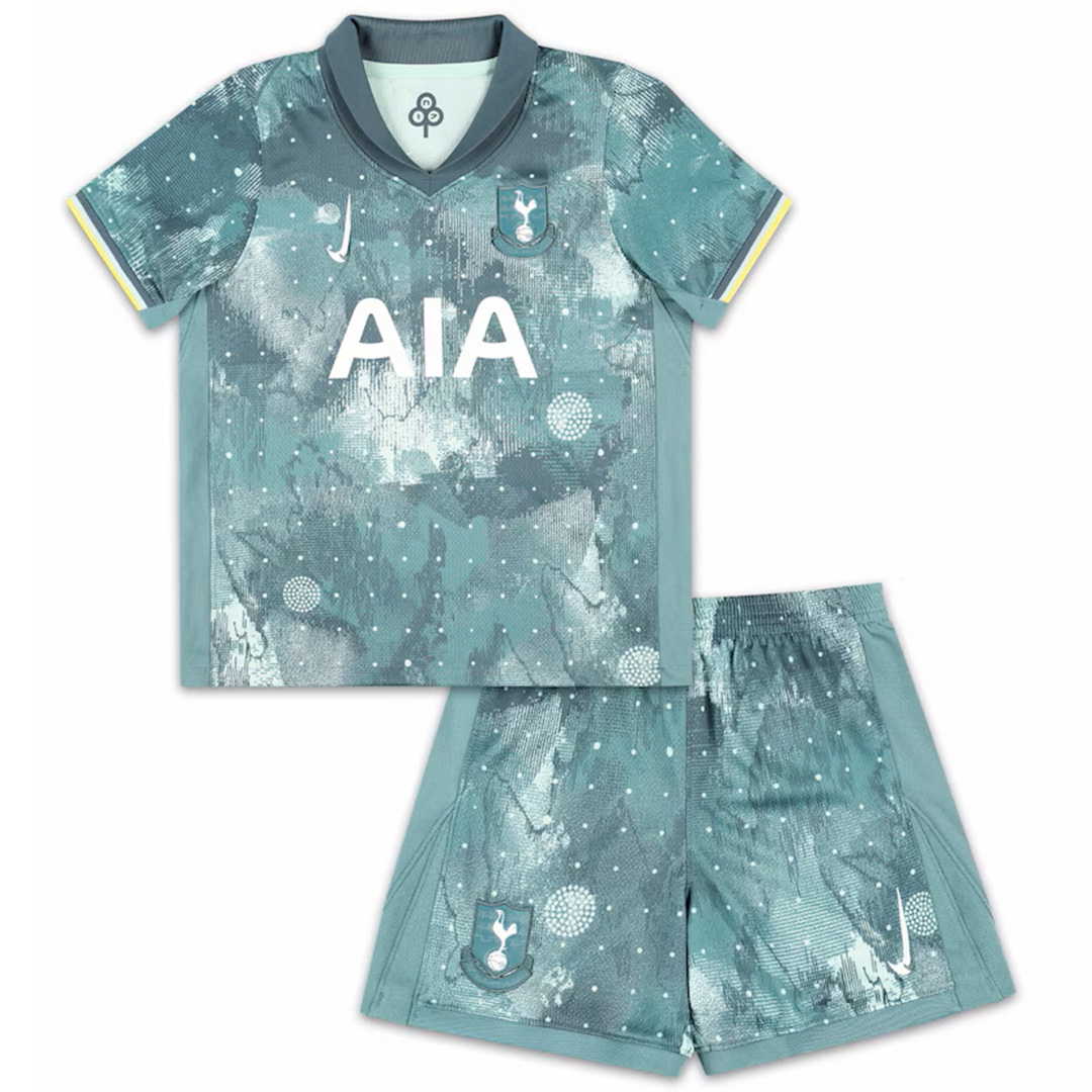 Kids Tottenham Hotspur Third Jersey Kit 2024/25 - minejerseys