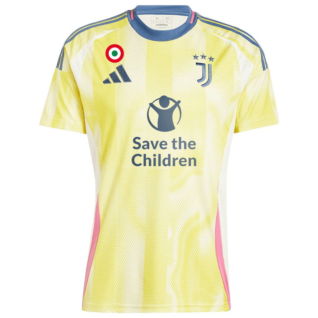 Juventus Away Save Children Sponsor Jersey 2024/25 - minejerseys