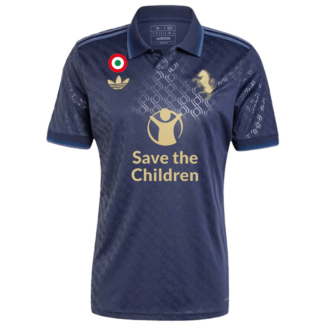 Juventus Third Save Children Sponsor Jersey 2024/25 - minejerseys