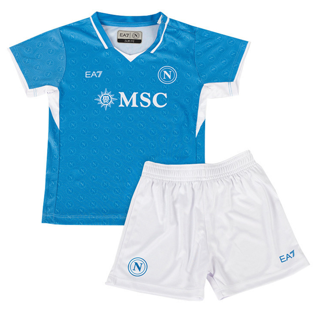 Kids Napoli Home Jersey Kit 2024/25 - minejerseys