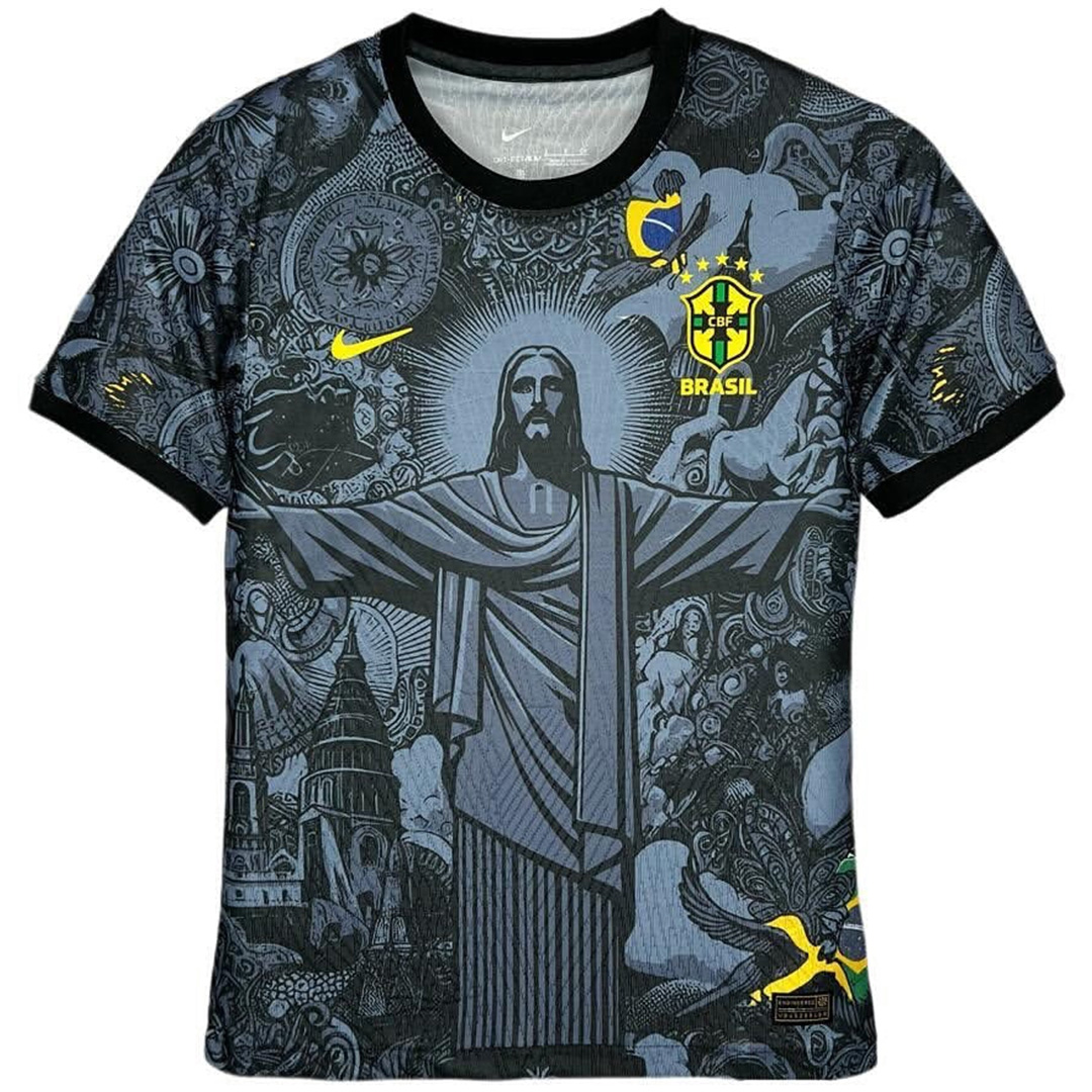 Brazil Christ the Redeemer Match Jersey 2024 - minejerseys