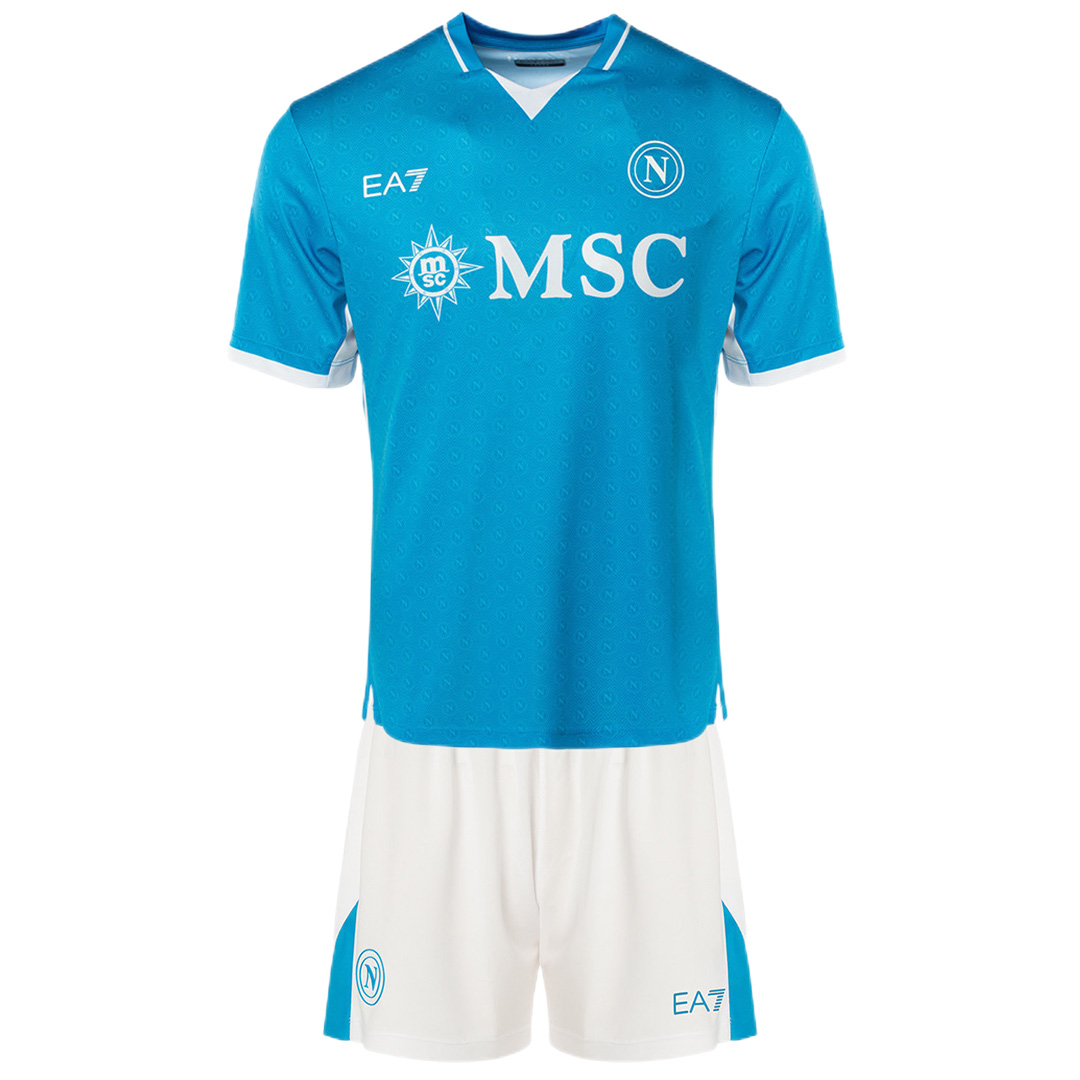 Kids Napoli Home Jersey Kit 2024/25 - minejerseys