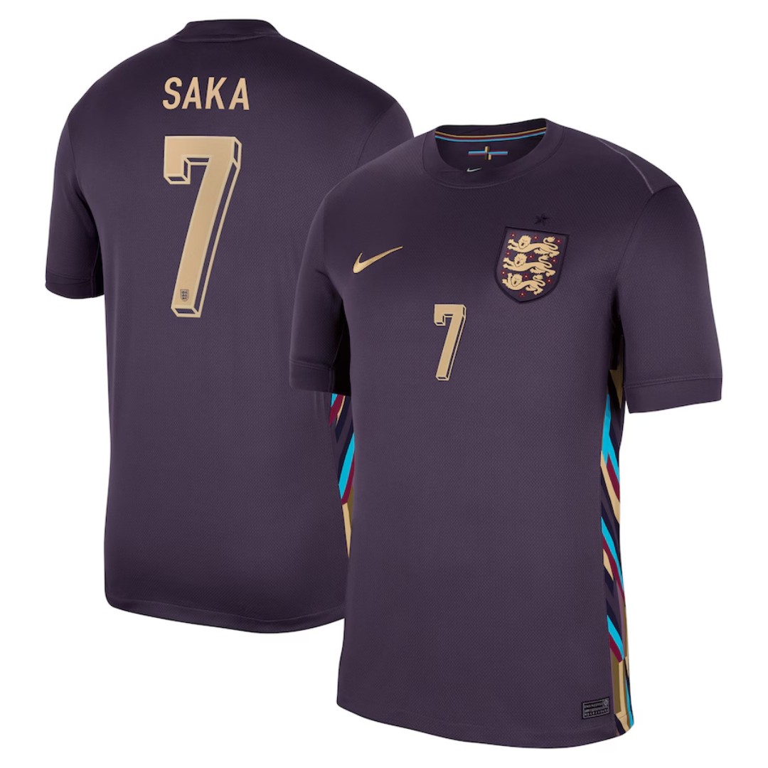SAKA #7 England Away Jersey 2024 - [Super Replica] - minejerseys