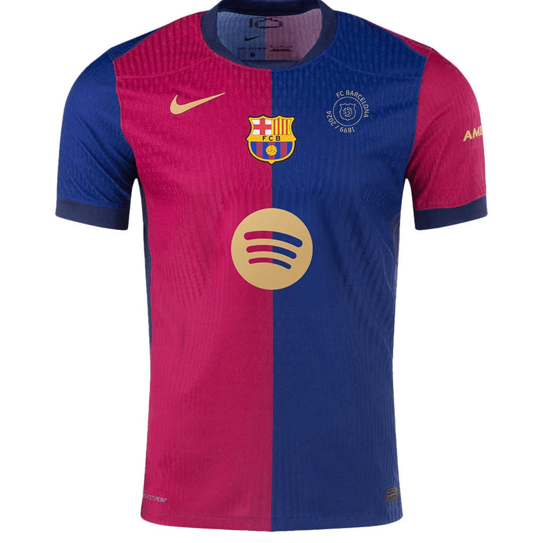Barcelona 125th Anniversary Spotify Logo Without Text Home Match Jersey 2024/25 - minejerseys