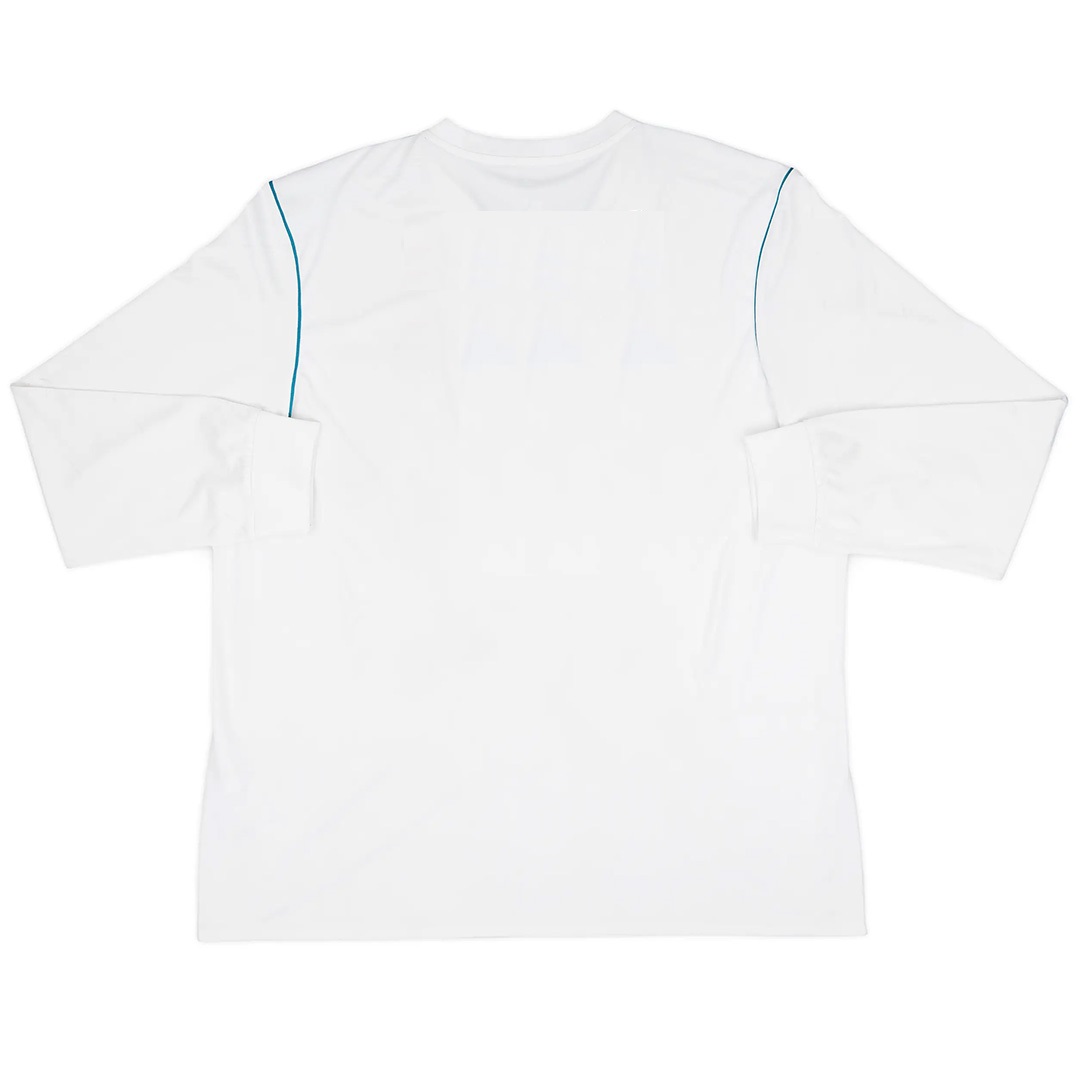 Retro Real Madrid Home Long Sleeve Jersey 2017/18 - minejerseys