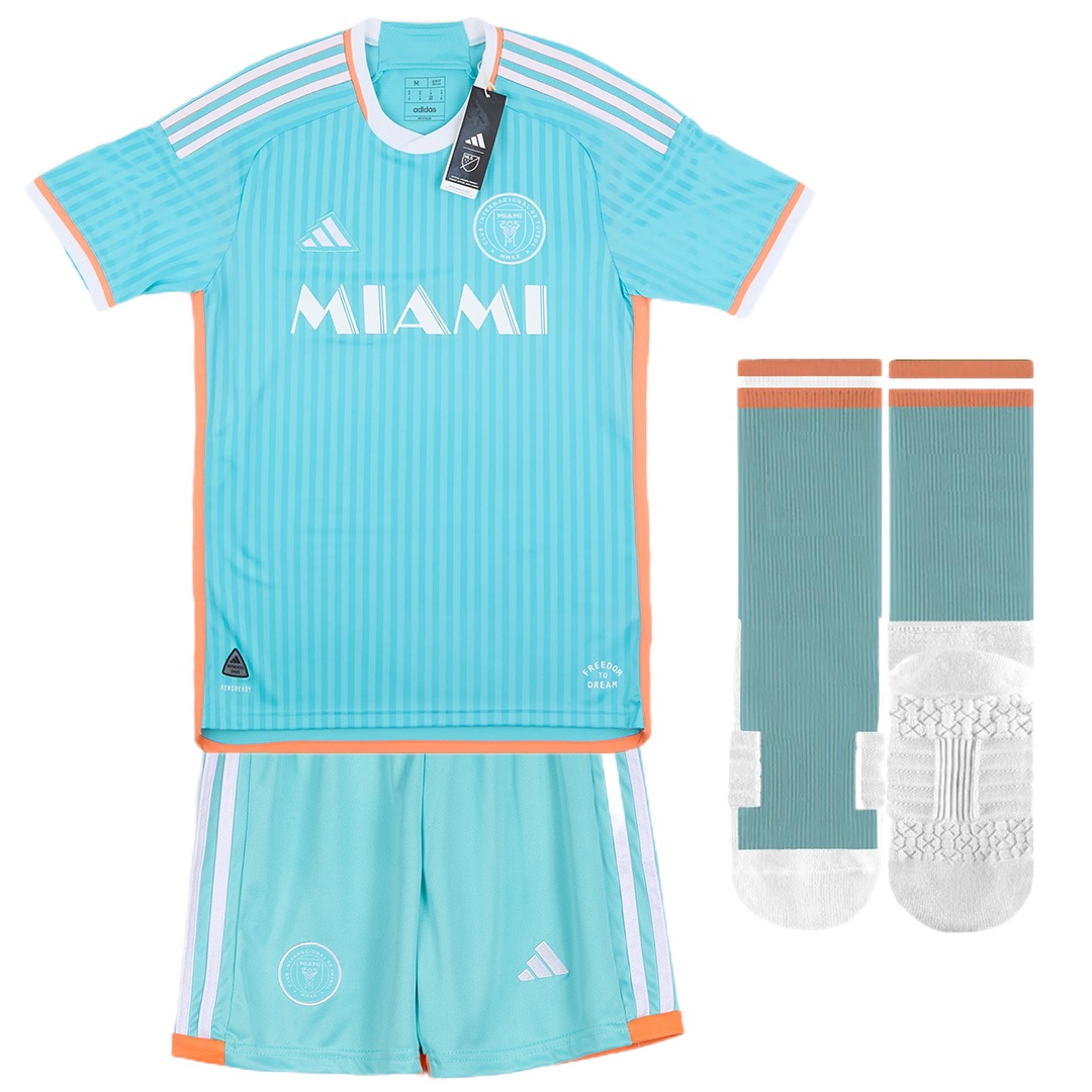 Kids Inter Miami CF Third Full Kit 2024 - minejerseys
