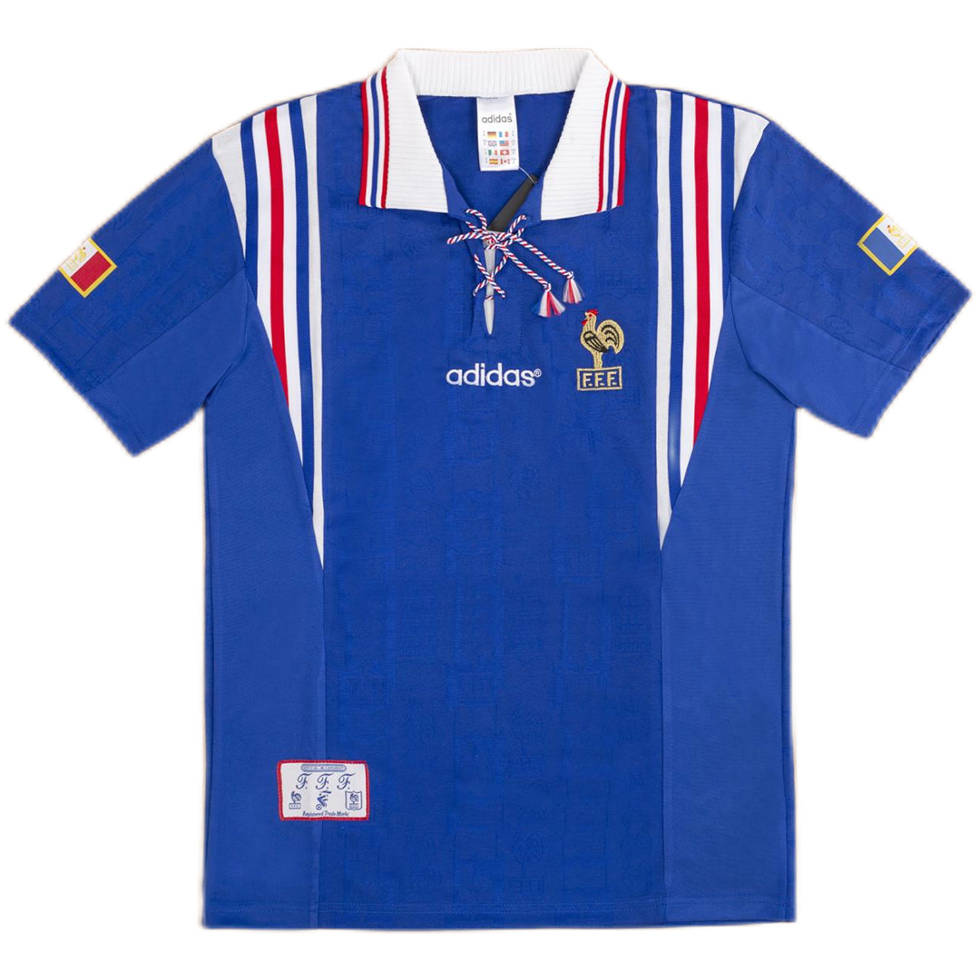 Retro France Home Jersey Euro Cup 1996 - minejerseys