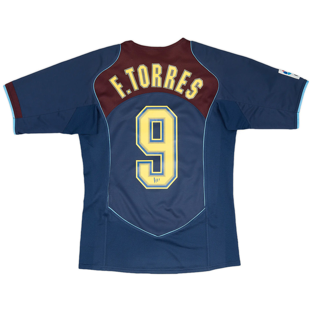 Torres #9 Retro Atletico Madrid Away Jersey 2004/05 - minejerseys